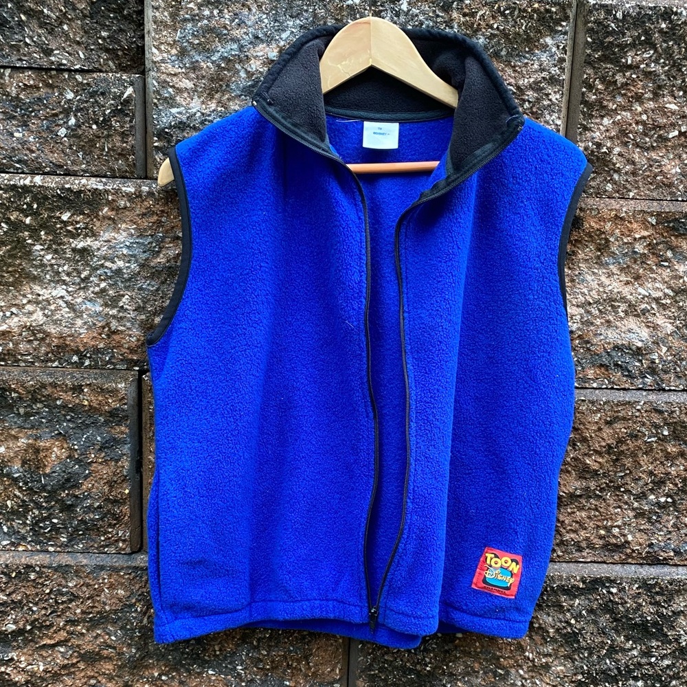 Vintage Toon Disney Fleece Vest 1990s